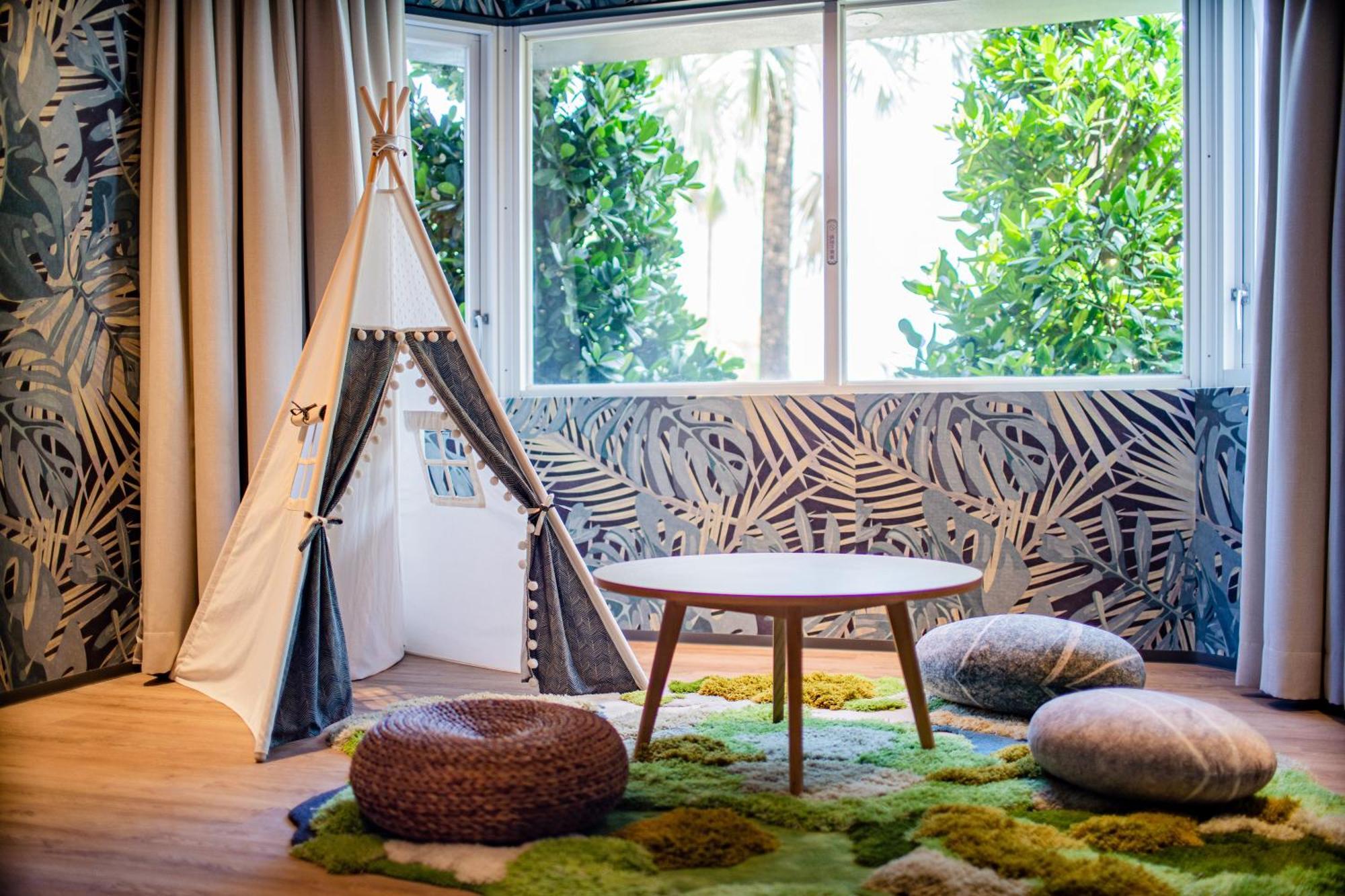 Yanliau Hualien Farglory Hotel מראה חיצוני תמונה A teepee in a living room