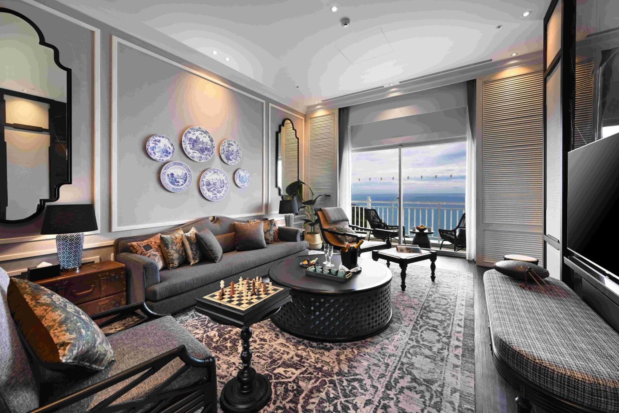Yanliau Hualien Farglory Hotel מראה חיצוני תמונה The living room of a suite at The Oberoi, Mumbai